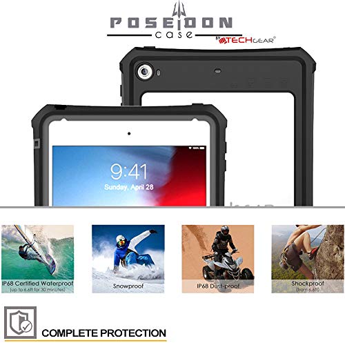 [Poseidon Case] Waterproof Case for Apple iPad Mini 5 / Mini 4