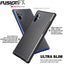 [Fusion FX Case] Slim & Light Tough Fused Gel Bumper & Hard Back Matte Case for Samsung Galaxy Note 10 Plus
