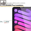 Apple iPad Mini 6 2021 8.3" Anti Glare, Matte Tempered Glass Screen Protectors