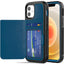 Tough Armoured Wallet 360 ShockProof Case with Card Slots & Stand for Apple iPhone 12 Mini
