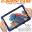 [G-SHOCK Case] Heavy Duty Long Survival Screen Protector Case for Samsung Galaxy Tab A8 10.5" 2022 (SM-X200 / SM-X205)