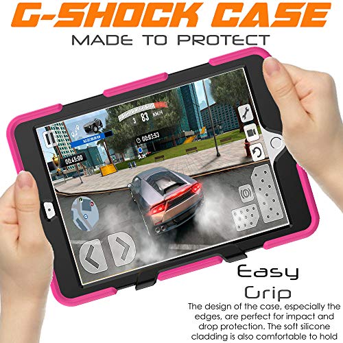 [G-SHOCK Case] Heavy Duty Long Survival Screen Protector Case for iPad 10.2" 2021, 2020, 2019 [9th/8th/7th Generation]