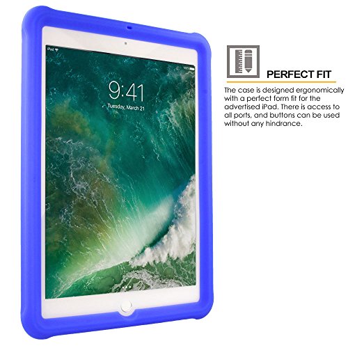[Bumper Case] Shockproof Soft Easy Grip Case for Apple iPad 9.7" (2018/2017)