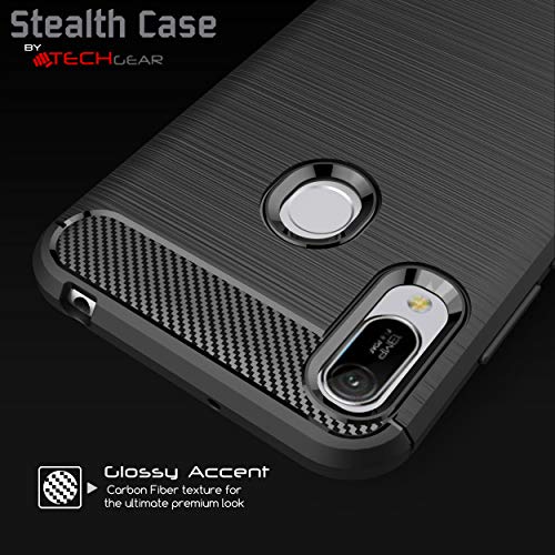 [Stealth Case] Huawei Y6s / Y6 2019  Soft Protective Slim Cover with Carbon Fibre Detailing