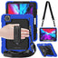 [UTILITY Case] Full Body Shockproof Case with Stand, Hand & Shoulder Strap for Apple iPad Pro 11" 2022 & 2021 [4th & 3rd Generations]