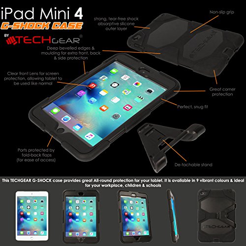 [G-SHOCK Case] Heavy Duty Long Survival Screen Protector Case for Apple iPad Mini 5 / 4