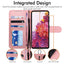 [Wallet Case] Protective Cover with Cash & Card Holder, Stand and Wrist Strap For Samsung Galaxy S20 FE