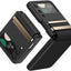 Samsung Galaxy Z Flip 4 Screen Protector Case, Z Flip 4 Case with Stylish Leather Hinge & Metal Trim, Hard PC Shockproof [Screen Protector] Case