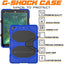 [G-SHOCK Case] Heavy Duty Long Survival Screen Protector Case for Apple iPad Air 3 2019, iPad Pro 10.5"