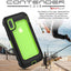 [Contender Case] iPhone XS Max Heavy Duty Case with Built-in Screen Protector, 360 [Full Body] Protective Cover with Kick Stand