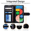 [Wallet Case] Protective Cover with Cash & Card Holder, Stand and Wrist Strap For Google Pixel 4a 5G