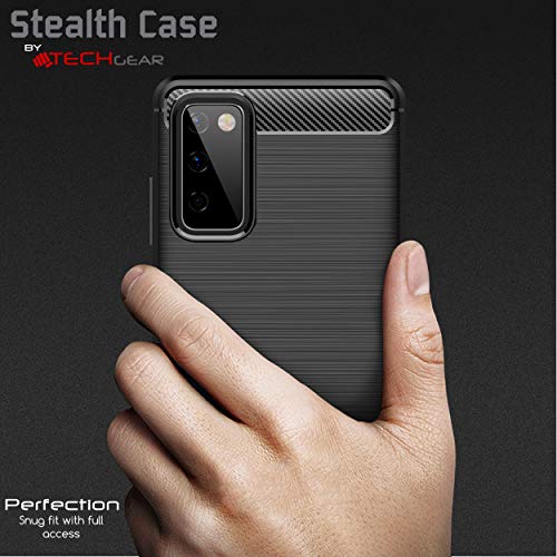 [Stealth Case] Samsung Galaxy S20 FE Soft Protective Slim Cover with Carbon Fibre Detailing
