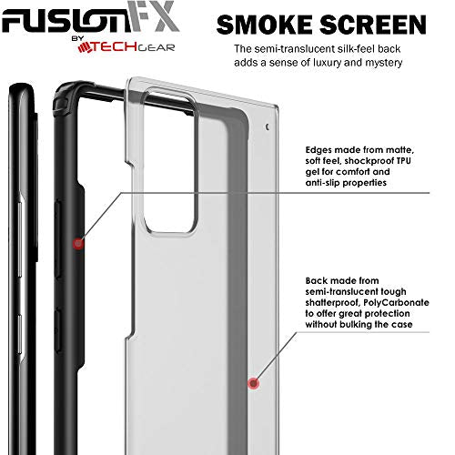 [Fusion FX Case] Slim & Light Tough Fused Gel Bumper & Hard Back Matte Case for Samsung Galaxy Note 20