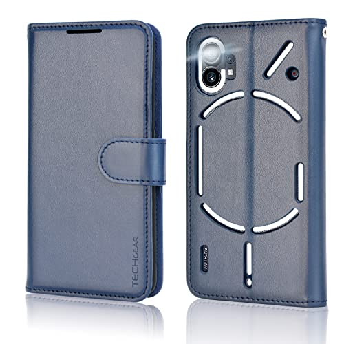 [Wallet Case] Protective Cover with Cash & Card Holder, Stand and Wrist Strap For Nothing Phone 1