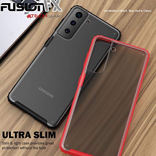 [Fusion FX Case] Slim & Light Tough Fused Gel Bumper & Hard Back Matte Case for Samsung Galaxy S22