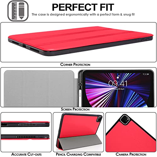 [Smart Case] Slim Stand Cover with Auto Sleep/Wake for Apple iPad Pro 12.9" (6th / 5th / 3rd / 2nd Generation)