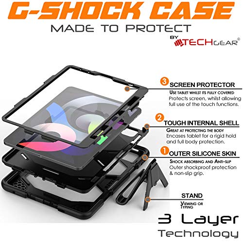 [G-SHOCK Case] Heavy Duty Long Survival Screen Protector Case iPad Air 5 / 4 10.9" (2022 / 2020)