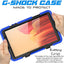 [G-SHOCK Case] Heavy Duty Long Survival Screen Protector Case for Samsung Galaxy Tab A7 Lite 8.7" 2021 (SM-T220 / T225)