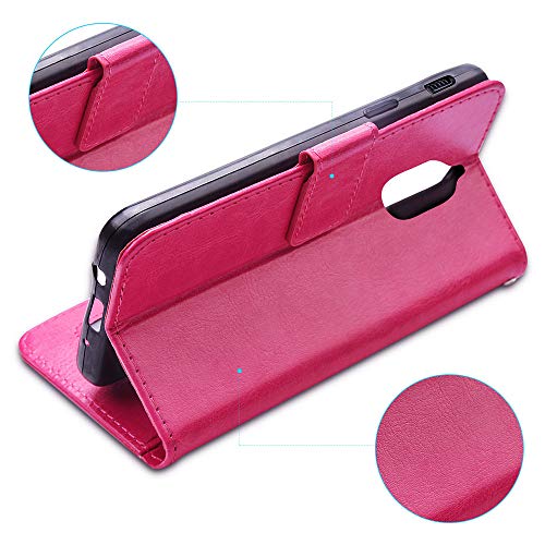 [Wallet Case] Protective Cover with Cash & Card Holder, Stand and Wrist Strap For Nokia 3.1