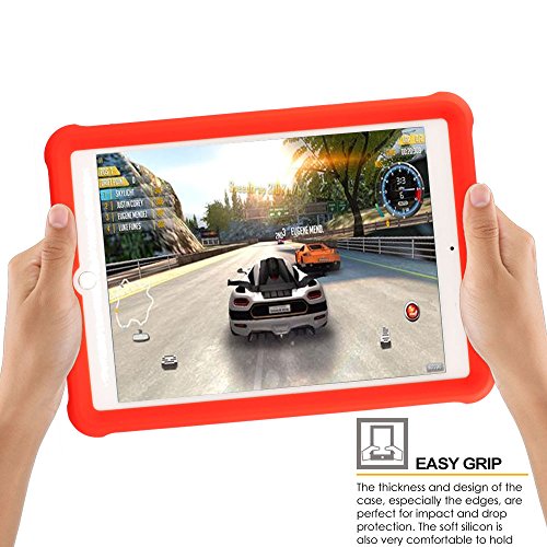 [Bumper Case] Shockproof Soft Easy Grip Case for Apple iPad 9.7" (2018/2017)