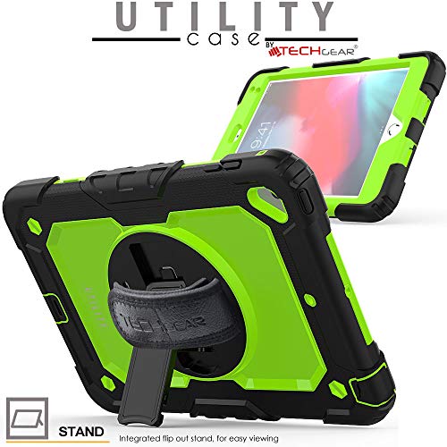 [UTILITY Case] Full Body Shockproof Case with Stand, Hand & Shoulder Strap for Apple iPad Mini 5 / iPad Mini 4
