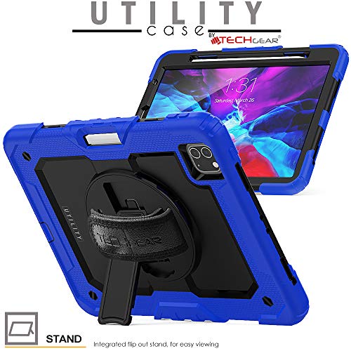 [UTILITY Case] Full Body Shockproof Case with Stand, Hand & Shoulder Strap for Apple iPad Pro 11" 2022 & 2021 [4th & 3rd Generations]