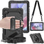 [UTILITY Case] Full Body Shockproof Case with Stand, Hand & Shoulder Strap for Samsung Galaxy Tab A7 Lite 8.7" (SM-T220 / SM-T225)