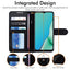 [Wallet Case] Protective Cover with Cash & Card Holder, Stand and Wrist Strap For Oppo A9 2020