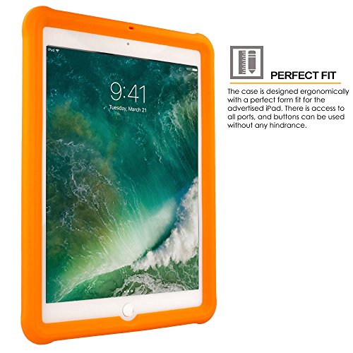 [Bumper Case] Shockproof Soft Easy Grip Case for Apple iPad 9.7" (2018/2017)