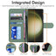 [Wallet Case] Protective Cover with Cash & Card Holder, Stand and Wrist Strap For Samsung Galaxy S23 Ultra