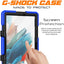 [G-SHOCK Case] Heavy Duty Long Survival Screen Protector Case for Samsung Galaxy Tab A8 10.5" 2022 (SM-X200 / SM-X205)