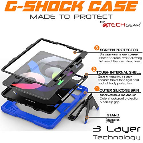 [G-SHOCK Case] Heavy Duty Long Survival Screen Protector Case iPad Air 5 / 4 10.9" (2022 / 2020)