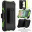 [Contender Case] iPhone XS Max Heavy Duty Case with Built-in Screen Protector, 360 [Full Body] Protective Cover with Kick Stand