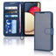 [Wallet Case] Protective Cover with Cash & Card Holder, Stand and Wrist Strap For Samsung Galaxy A02s