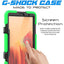 [G-SHOCK Case] Heavy Duty Long Survival Screen Protector Case for Samsung Galaxy Tab A7 Lite 8.7" 2021 (SM-T220 / T225)