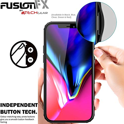 [Fusion FX Case] Slim & Light Tough Fused Gel Bumper & Hard Back Matte Case for iPhone 12 Mini