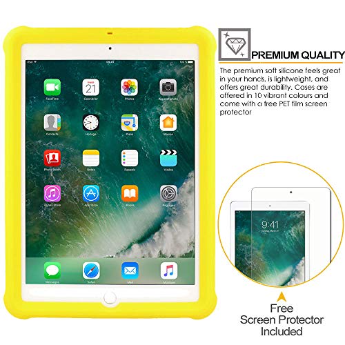 [Bumper Case] Shockproof Soft Easy Grip Case for Apple iPad 9.7" (2018/2017)