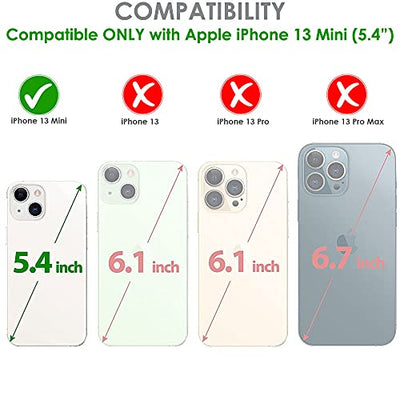 [AirFlex Case] Crystal Clear Slim & Light, Protective,  Soft Gel Cover for iPhone 13 Mini