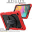 [UTILITY Case] Full Body Shockproof Case with Stand, Hand & Shoulder Strap for Samsung Galaxy Tab A 10.1" 2019 (SM-T510 / SM-T515)