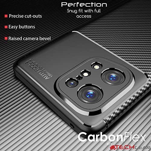 [CarbonFlex Case] Premium Shockproof Soft Slim Cover with Carbon Fibre Effect For Oppo Find X5