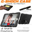 [G-SHOCK Case] Heavy Duty Long Survival Screen Protector Case for iPad 10.2" 2021, 2020, 2019 [9th/8th/7th Generation]