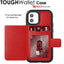 Tough Armoured Wallet 360 ShockProof Case with Card Slots & Stand for Apple iPhone 12 Mini