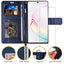 [Wallet Case] Protective Cover with Cash & Card Holder, Stand and Wrist Strap For Samsung Note 10