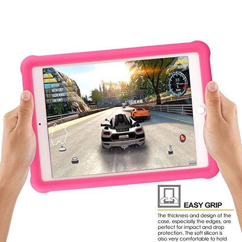 [Bumper Case] Shockproof Soft Easy Grip Case for Apple iPad 9.7" (2018/2017)