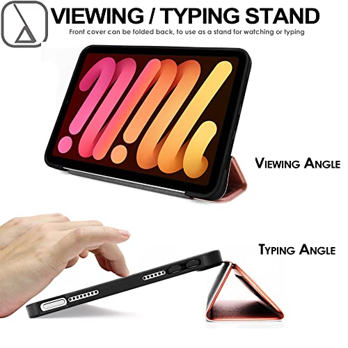 [Smart Case] Slim Stand Cover with Auto Sleep/Wake for Apple iPad Mini 7 / Mini 6 8.3" [7th / 6th Generation]