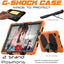 [G-SHOCK Case] Heavy Duty Long Survival Screen Protector Case for Samsung Galaxy Tab A8 10.5" 2022 (SM-X200 / SM-X205)