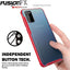 [Fusion FX Case] Slim & Light Tough Fused Gel Bumper & Hard Back Matte Case for Samsung Galaxy S20 Plus