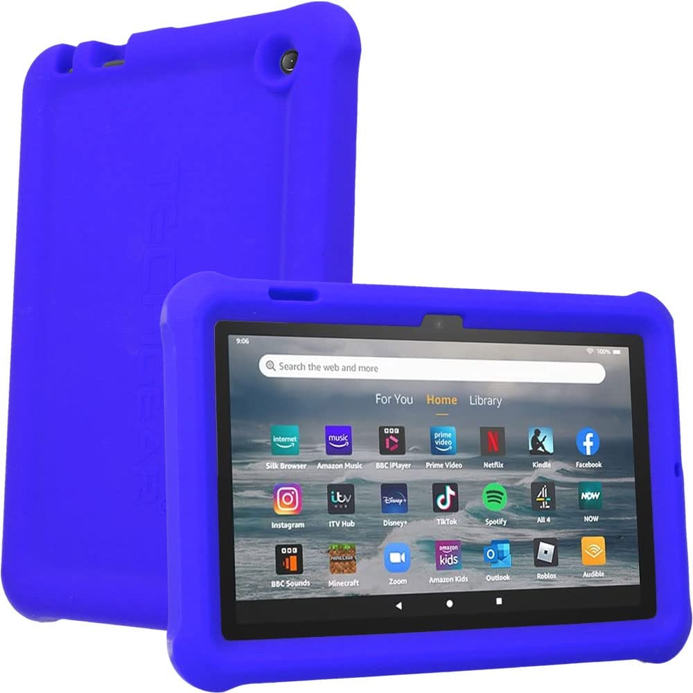 [Bumper Case] Shockproof Soft Easy Grip Case for Amazon Fire 7" (2022 / 12th Generation)