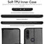 [Wallet Case] Protective Cover with Cash & Card Holder, Stand and Wrist Strap For Motorola Moto E7i Power