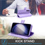 [Leather Wallet Case] Genuine Leather [RFID Blocking] Magnetic Flip Case with Card & Slots and Stand For Samsung Galaxy S23 Plus
